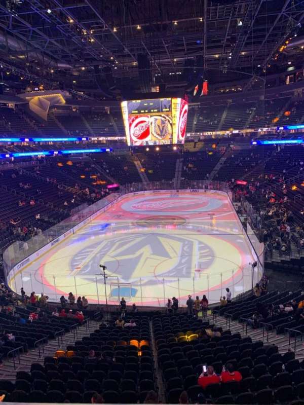 T-Mobile Arena, section: 102, row: A, seat: 6