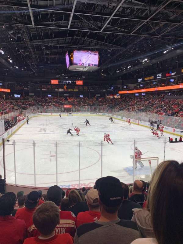 Mullett Arena, section: 116, row: M, seat: 14