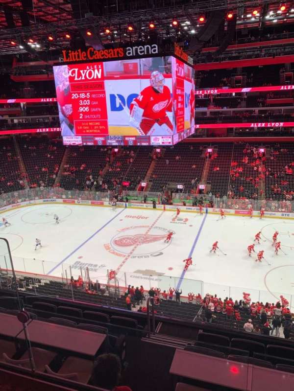 Little Caesars Arena, section: M9, row: 2, seat: 13