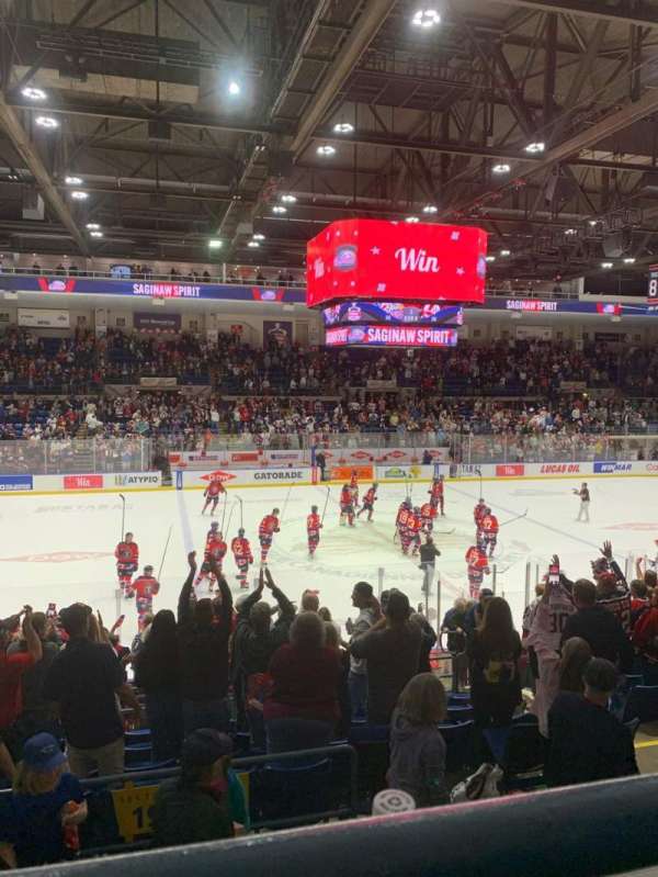 Dow Event Center, section: U19, row: M, seat: 8