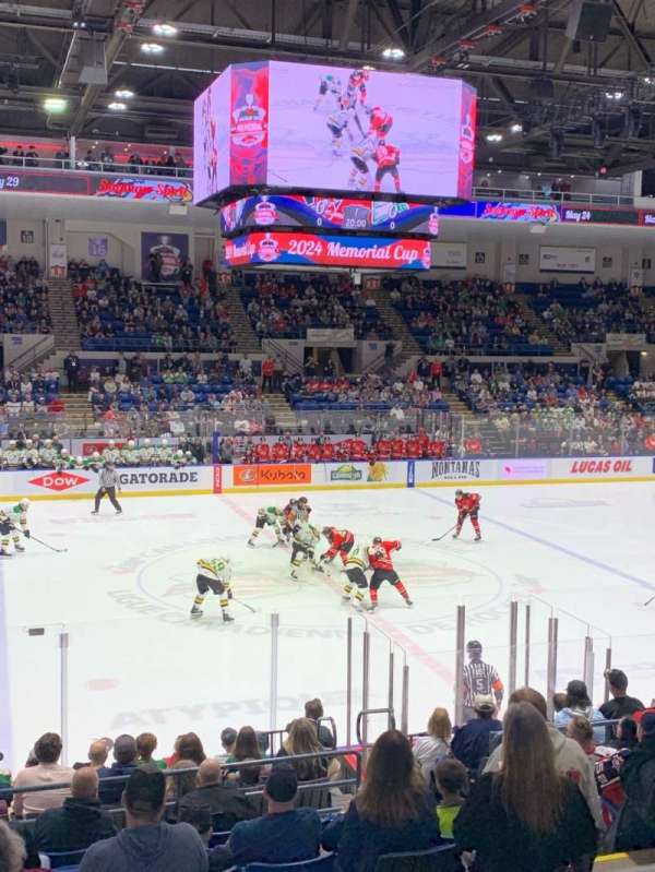 Dow Event Center, section: U19, row: M, seat: 6