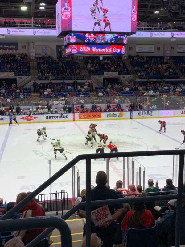 Dow Event Center, section: U19, row: M, seat: 1