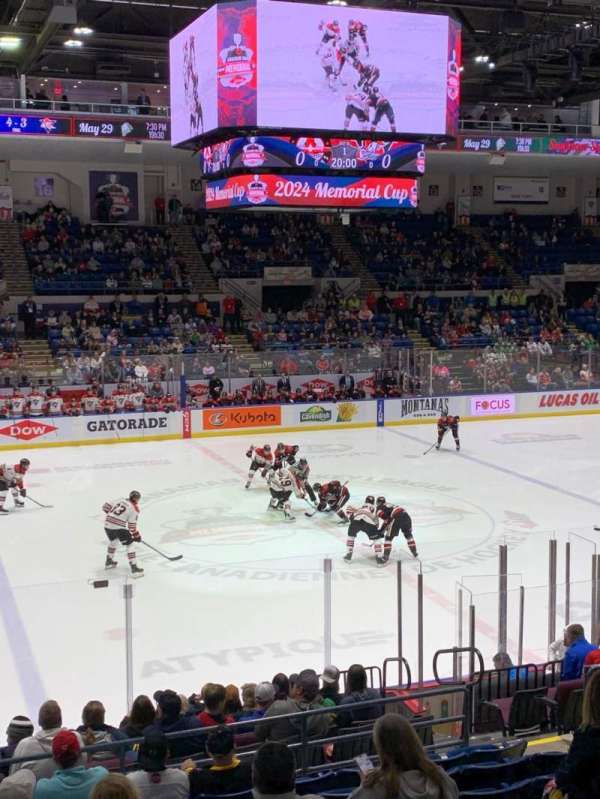 Dow Event Center, section: U19, row: M, seat: 9