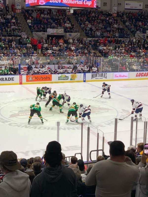 Dow Event Center, section: U19, row: M, seat: 9