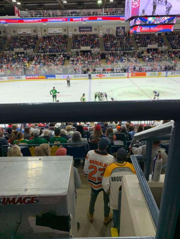 Dow Event Center, section: U19, row: M, seat: 5