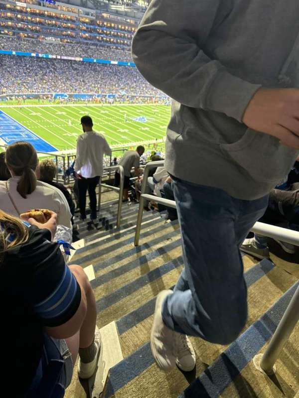 Ford Field, section: 325, row: 8, seat: 20