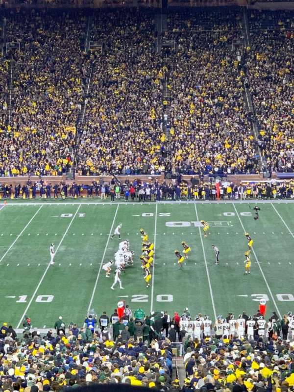 Michigan Stadium, section: 3, row: 79, seat: 16