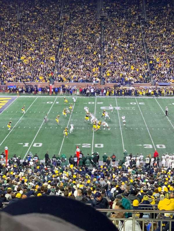Michigan Stadium, section: 3, row: 79, seat: 16