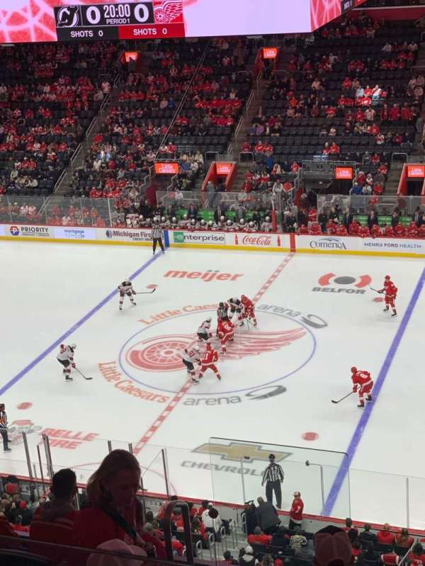 Little Caesars Arena, section: M9, row: 2, seat: 15