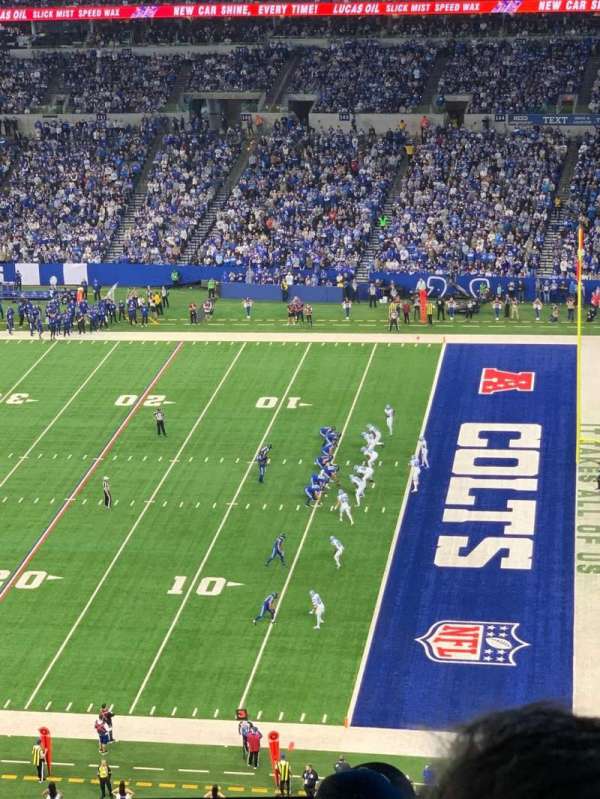 Lucas Oil Stadium, section: 609, row: 4, seat: 5