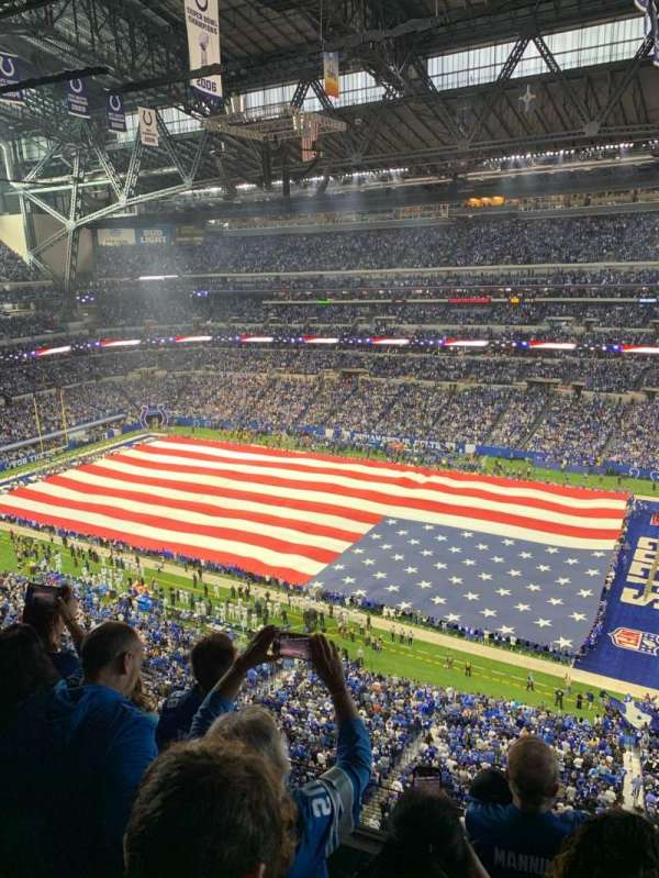 Lucas Oil Stadium, section: 609, row: 4, seat: 5