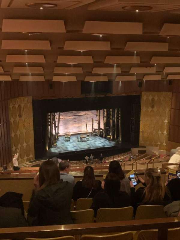 Fisher Theatre, section: Balcony L, row: N, seat: 13