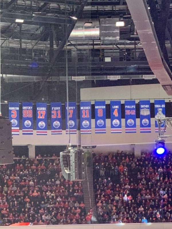 Rogers Place, section: 221, row: 1, seat: 7