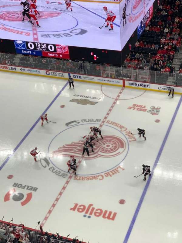 Little Caesars Arena, section: G28, row: 1, seat: 1