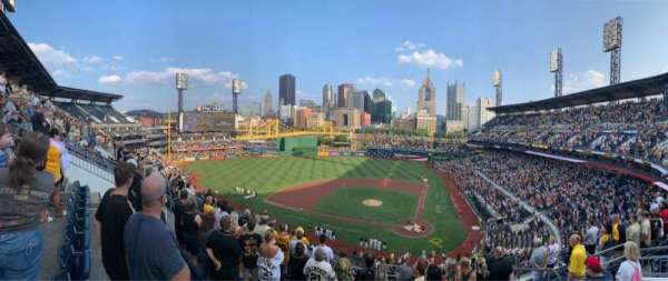 PNC Park, section: 220, row: H, seat: 4