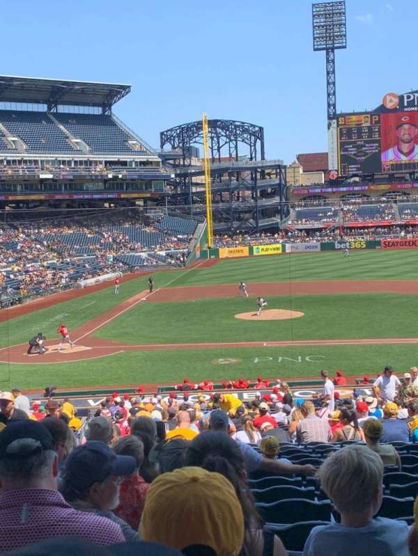 PNC Park, section: 112, row: AA, seat: 12