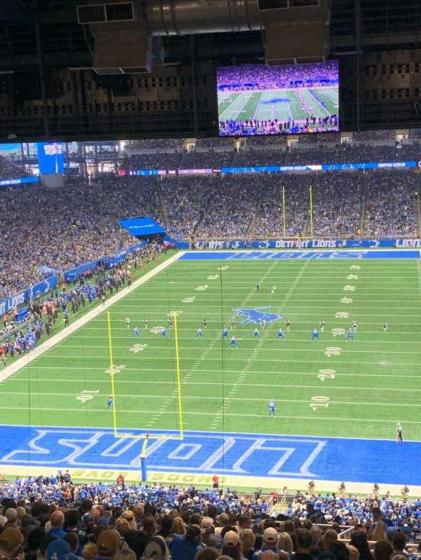 Ford Field, section: 319, row: 21, seat: 23