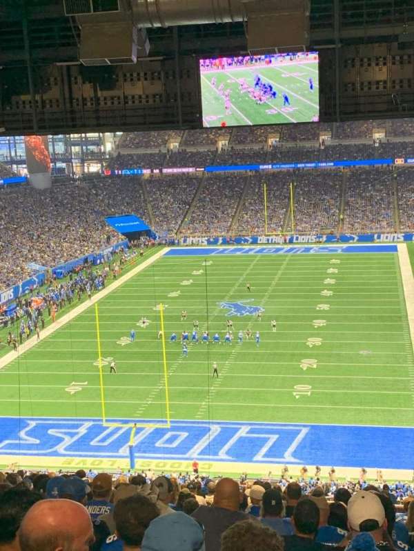 Ford Field, section: 319, row: 21, seat: 23
