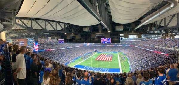 Ford Field, section: 319, row: 21, seat: 23
