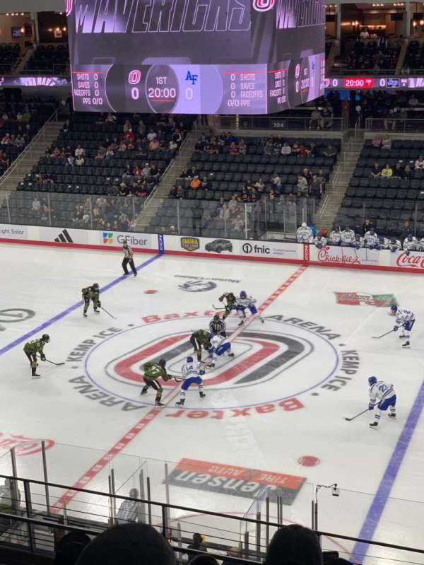 Baxter Arena, section: 215, row: G, seat: 9
