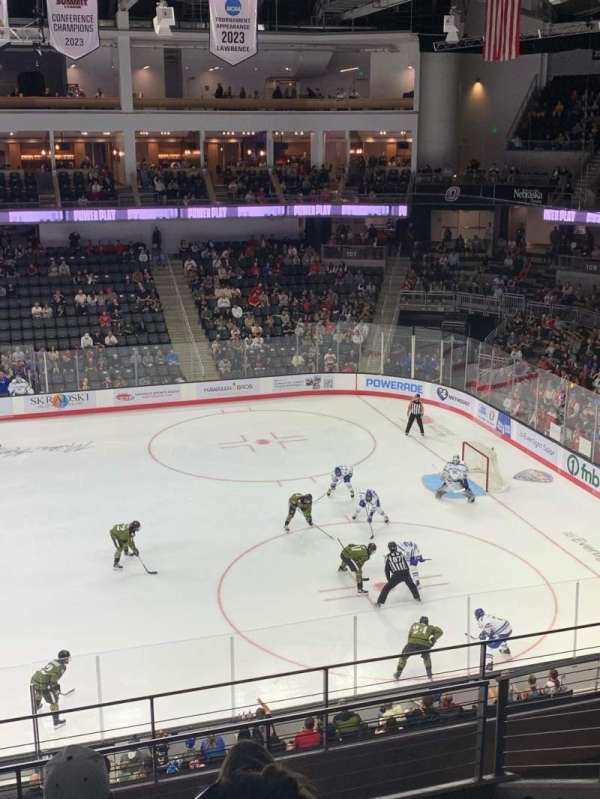 Baxter Arena, section: 215, row: G, seat: 9