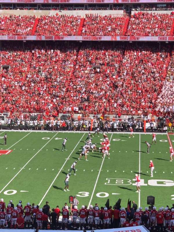 Memorial Stadium, Lincoln, section: 24, row: 39, seat: 17