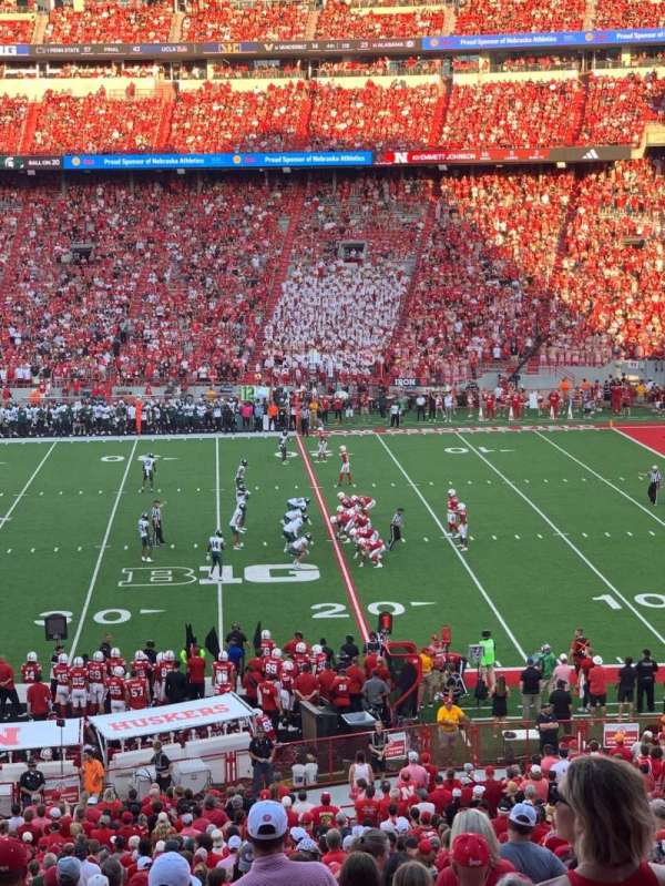 Memorial Stadium, Lincoln, section: 24, row: 39, seat: 17