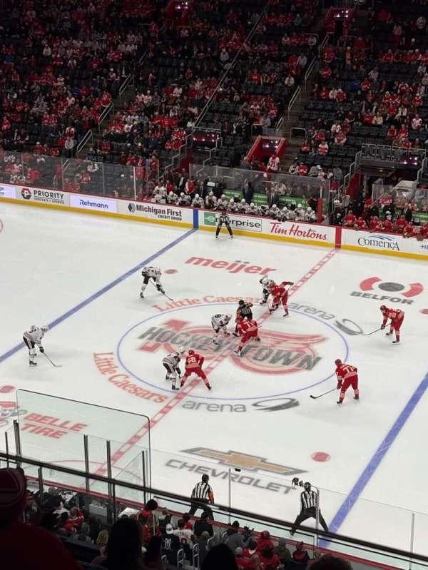 Little Caesars Arena, section: M9, row: 2, seat: 13
