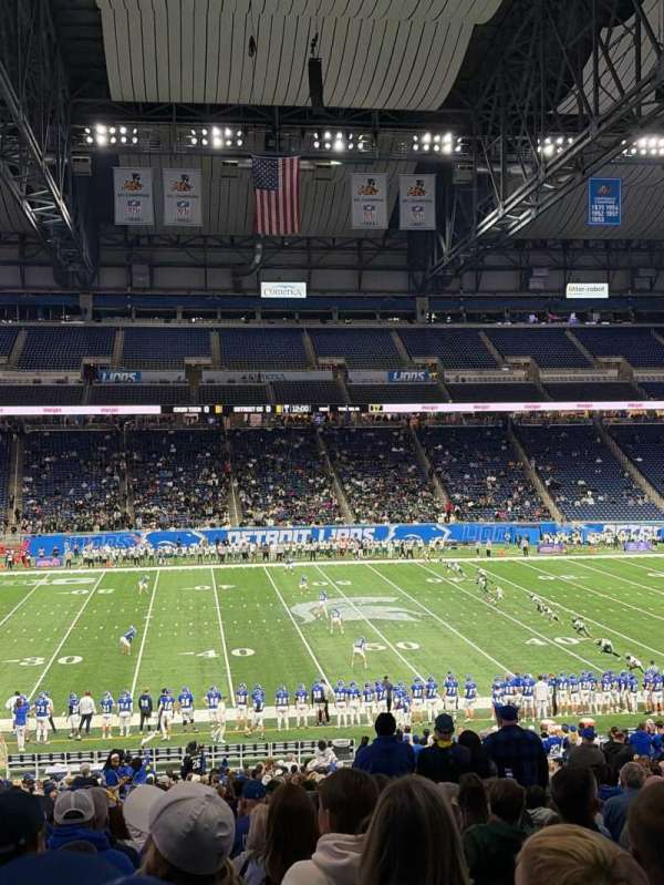 Ford Field, section: 105, row: 39, seat: 14