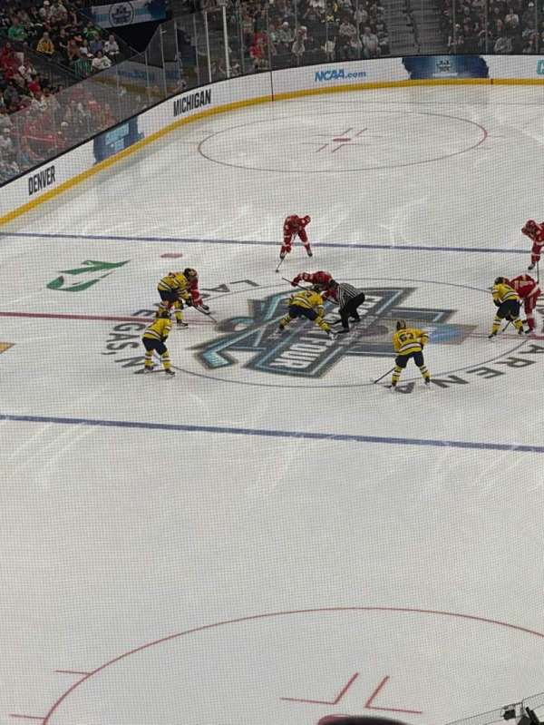 T-Mobile Arena, section: 103, row: H, seat: 9