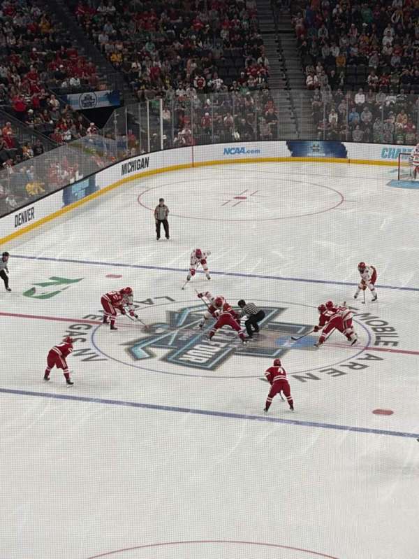 T-Mobile Arena, section: 103, row: H, seat: 9