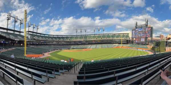 Comerica Park, section: 104, row: CC, seat: 26