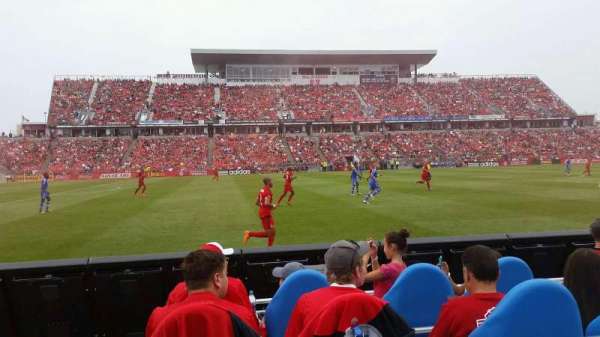 BMO Field, section: 109, row: 1, seat: 103
