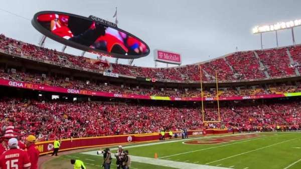 Arrowhead Stadium, section: 121, row: 3, seat: 23
