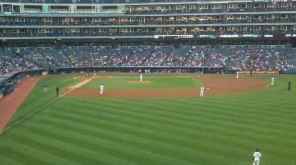 Progressive Field, section: 309, row: e, seat: 23
