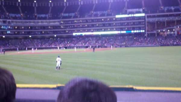 Progressive Field, section: 109, row: B