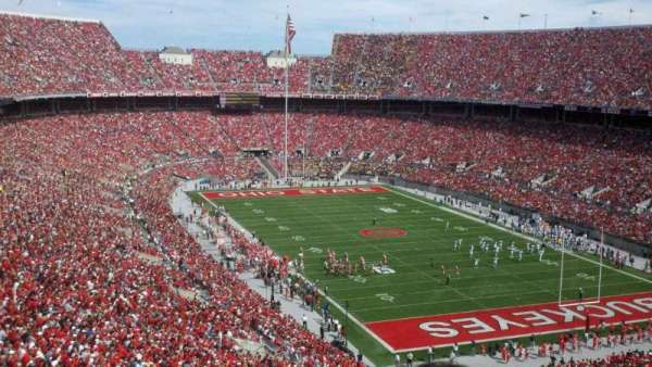 Ohio Stadium, section: 33B, row: 36, seat: 33