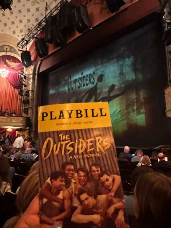 Bernard B. Jacobs Theatre, section: Orchestra R, row: J, seat: 14