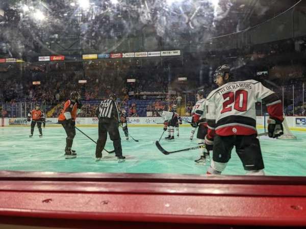 Santander Arena, section: 114, row: A, seat: 7