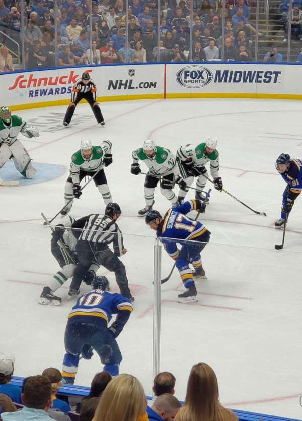 Enterprise Center, section: 104, row: N, seat: 18