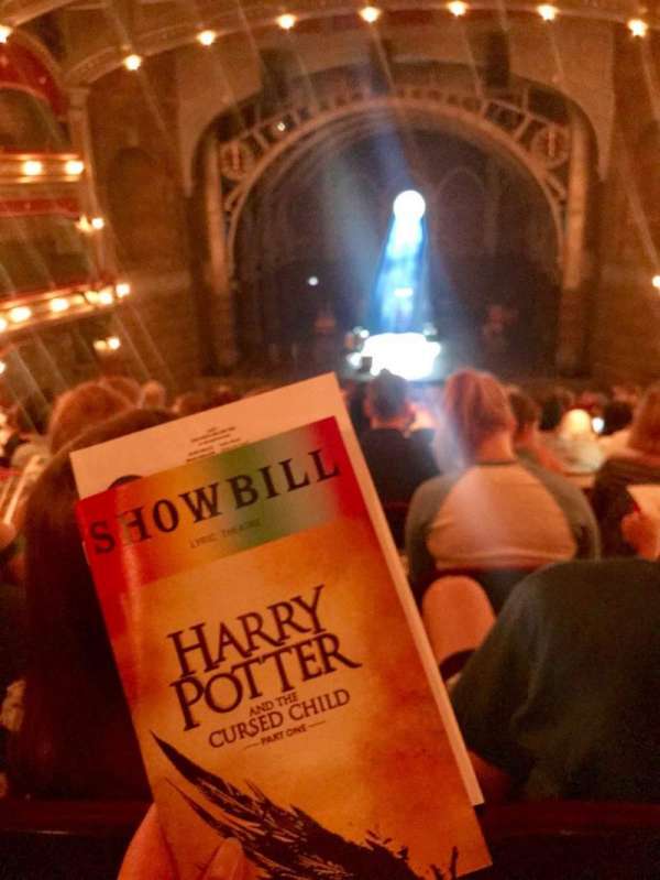 Lyric Theatre, section: Dress Circle C, row: H, seat: 120