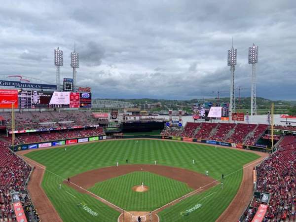 Great American Ball Park, section: 524, row: A, seat: 17