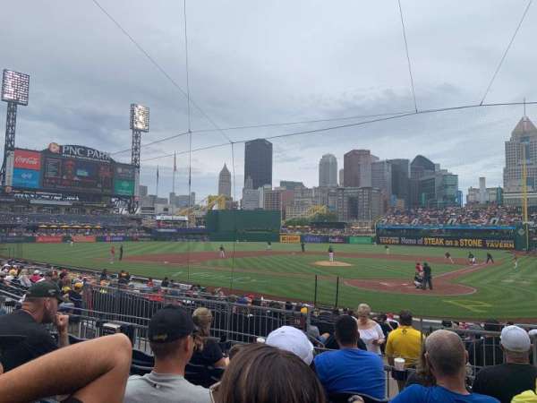 PNC Park, section: 119, row: E, seat: 2