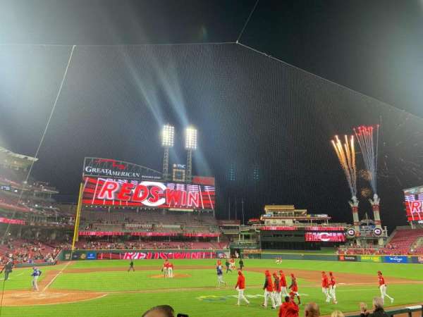 Great American Ball Park, section: 127, row: L, seat: 7
