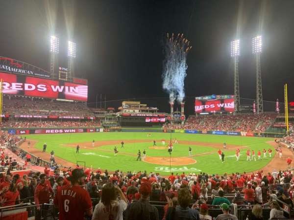 Great American Ball Park, section: 122, row: E, seat: 6