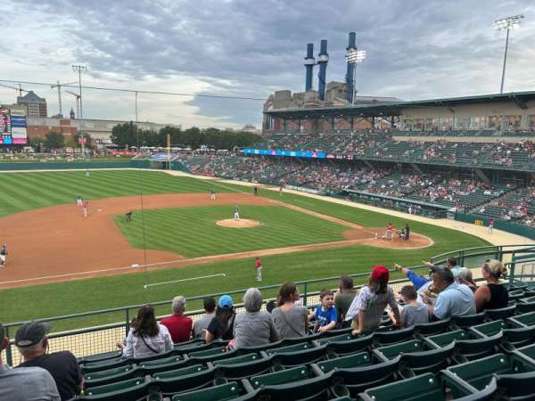 Victory Field, section: 205, row: H, seat: 17
