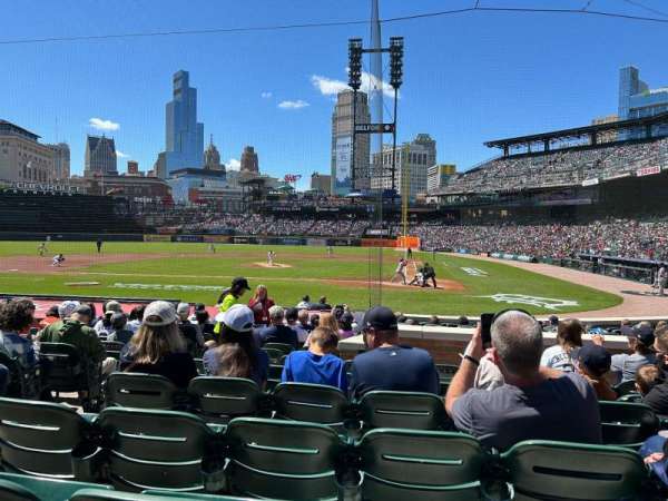 Comerica Park, section: 131, row: 18, seat: 9
