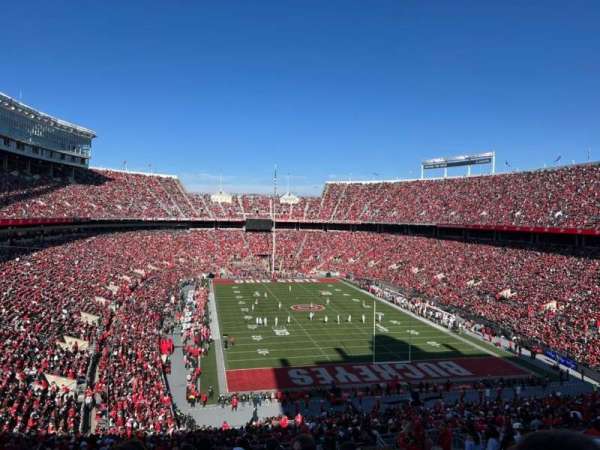 Ohio Stadium, section: 35B, row: 20, seat: 9