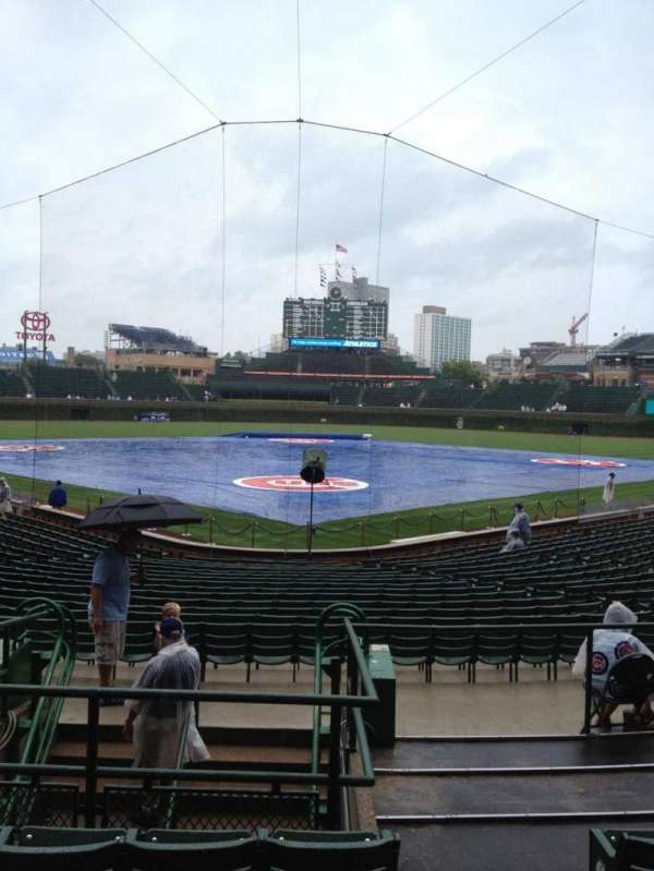 Wrigley Field, section: 117, row: 9, seat: 16