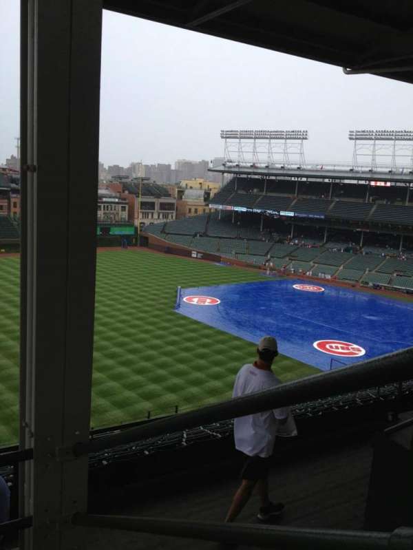 Wrigley Field, section: 403L, row: 3, seat: 3